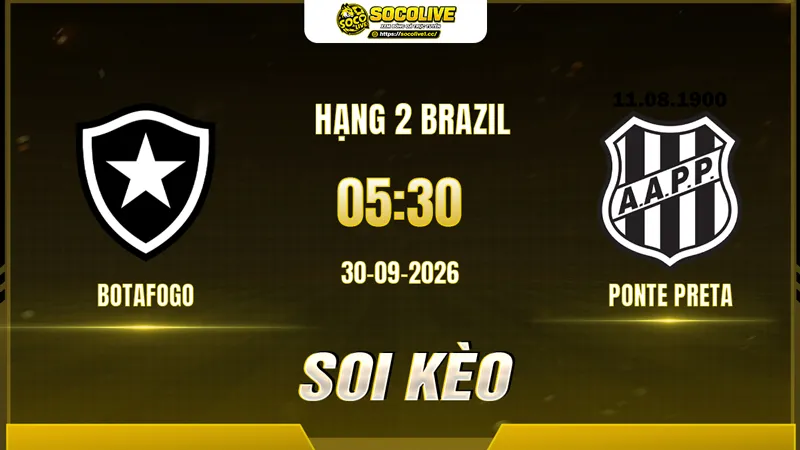 Các chuyên gia Socolive soi kèo Botafogo vs Ponte Preta trước giờ bóng lăn Các chuyên gia Socolive soi kèo Botafogo vs Ponte Preta trước giờ bóng lăn