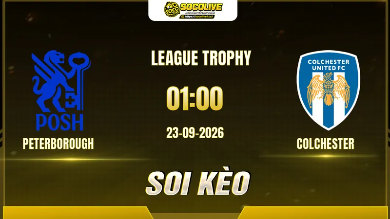 Các chuyên gia Socolive soi kèo Peterborough vs Colchester trước giờ bóng lăn Các chuyên gia Socolive soi kèo Peterborough vs Colchester trước giờ bóng lăn